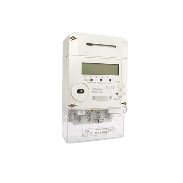 How does a single-phase smart meter function